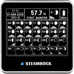 Steamrock Moon Tracker