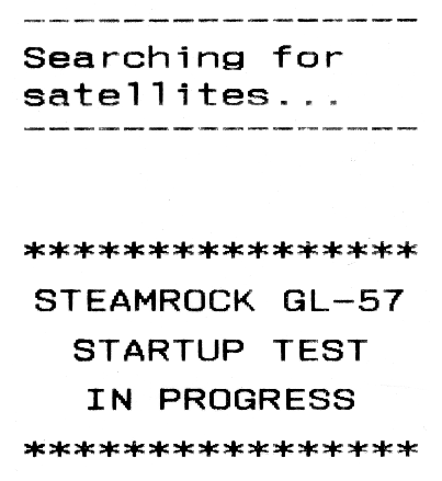 Steamrock GL-57 GNSS-Datensicherungslogger – Starttest